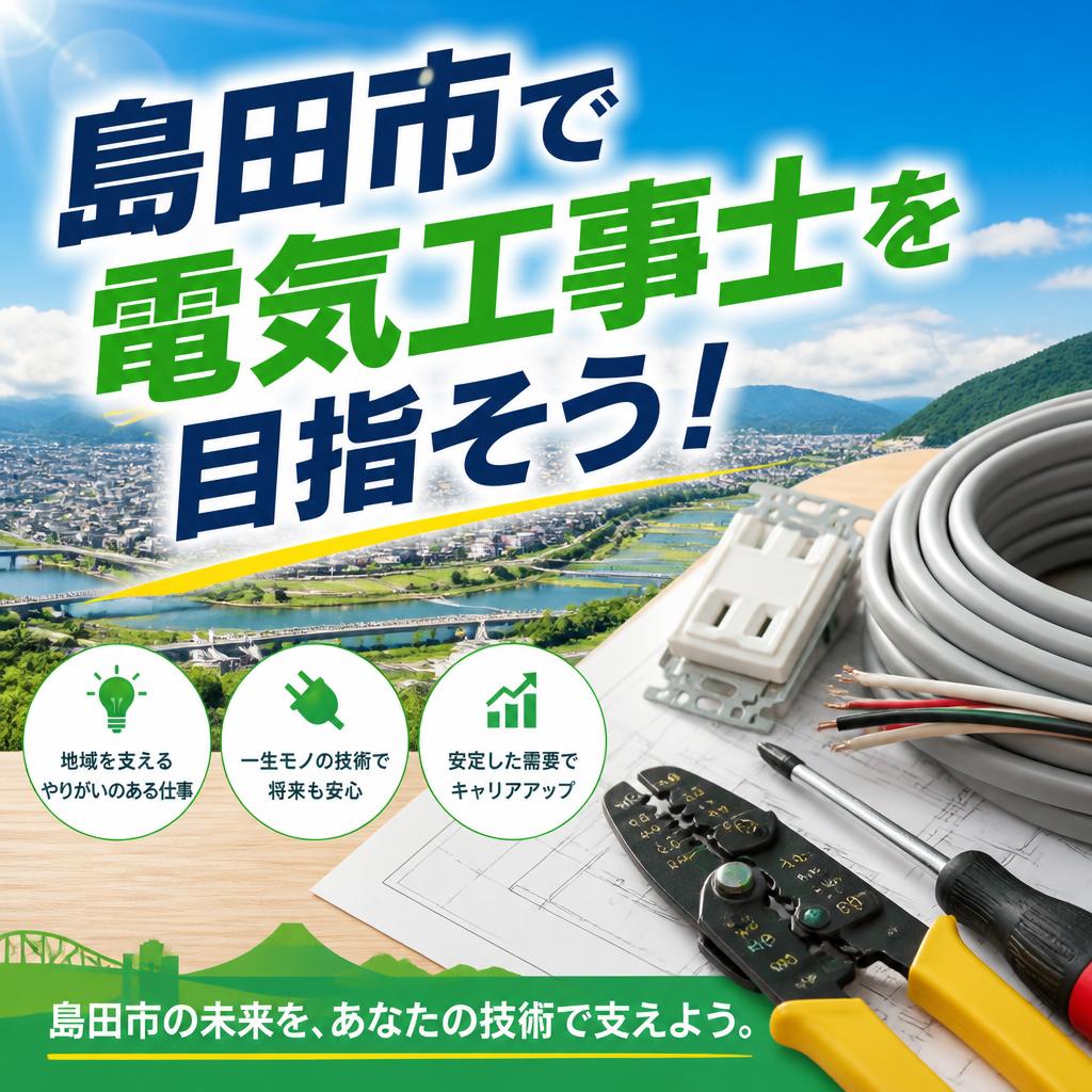 島田市で電気工事士を目指そう！