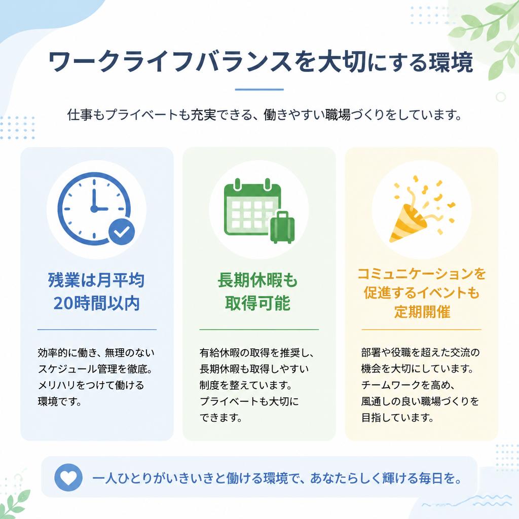働きやすい職場環境