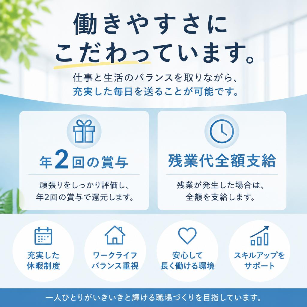 働きやすい職場環境